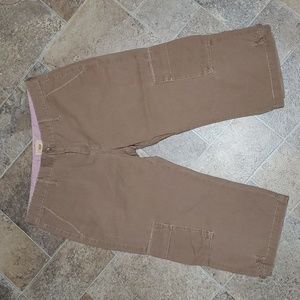 Levi's Khaki Cargo Capri Pants